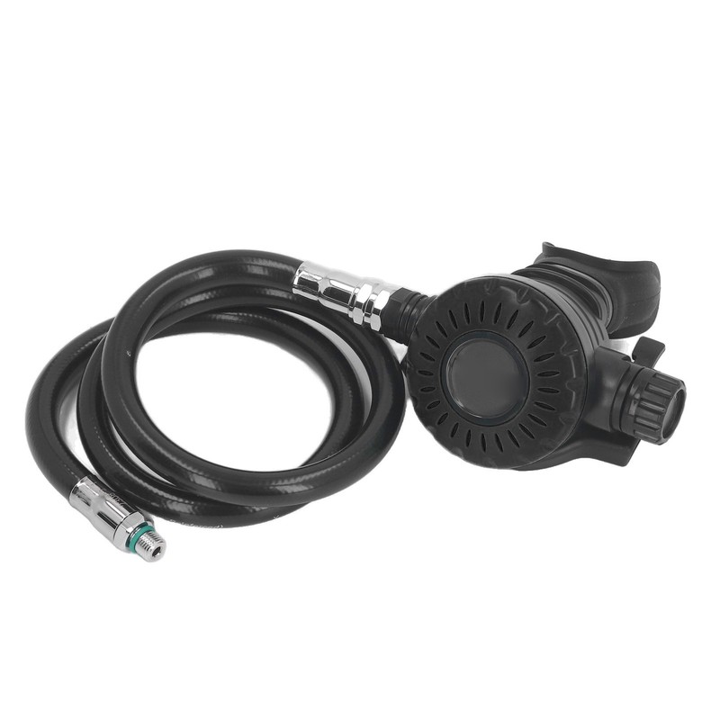 Scuba Breathing Secondary Valve with Medium Pressure Tube Adjustable Diving