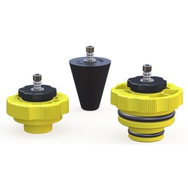 Mityvac MVA670 Power Steering Air Bleeding Adapter Kit for Hand Vacuum Pumps, Includes Universal (MVA660), Ford (MVA662) and GM (MVA661) Adapters, 1/4" Barbed Connection, Air-Tight Reservoir Seal