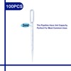 100 PCS 3ML Dropper Pipettes Essential Oil Transfer, Eye Dropper,Disposable