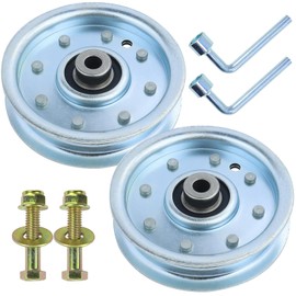 NIDAIFEI 2 Pack 756-0627 Idler Pulley with Assembly Tool Kit Replaces MTD 756-0627d 756-0627b 7560627 756-0365 956-0627 956-0365 for Cub Cadet 364 2176 365L LT1018 LT2180 618H 849H GT-2042 Lawn Mowers