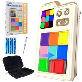 SMILESSKIDDO Super Slide Puzzle Games, Original 1000+ Challenges & 3 Modes, Brain Teaser Puzzle, Super Electronic Sliding Puzzles Toy Gifts for Kids & Adults, Fun Unblocking Logic Game