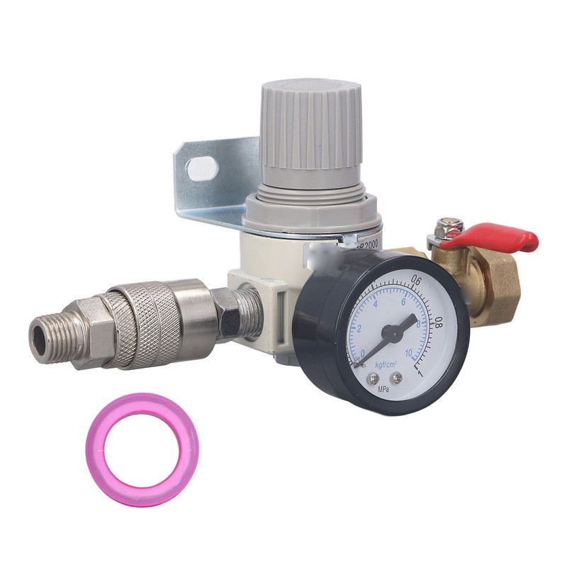 Air Compressor Replacement Pressure Regulator AR2000 1/2 Inch NPT Air