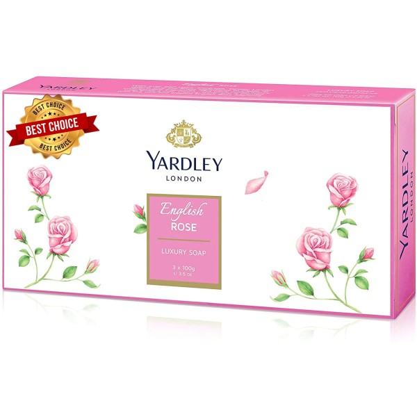 Does not apply English Rose Soap 3 Bar Box 100Gea