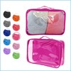 Large Clear Travel Packing Cube/See-Through PVC Organizer for Suitcase/Multipurpose Pouch