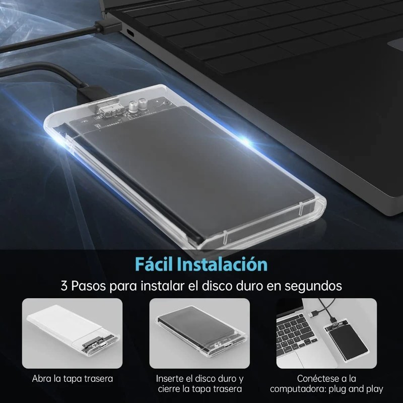 Carcasa De Disco Duro Caja Case Externo Portátil Usb 3.0