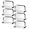 Fowecry 6 Piece Aquarium Lid Handles Transparent Acrylic for Aquarium