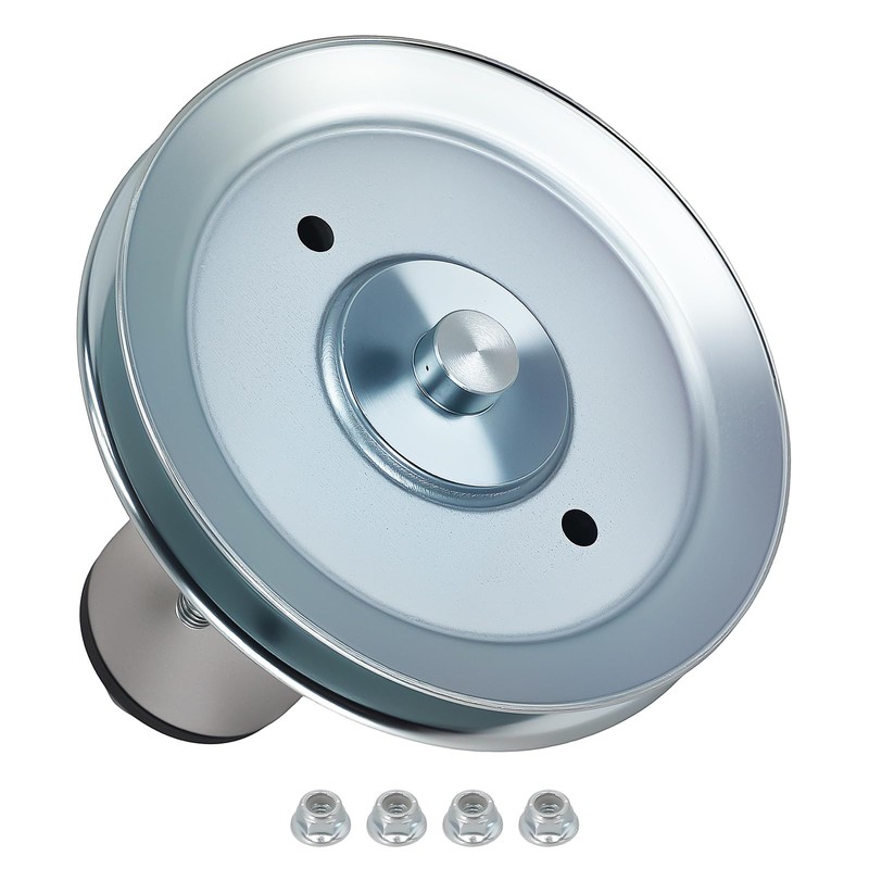 maXpeedingrods Lawn Mower Deck Spindle Assembly with Pulley 51537200 51528000