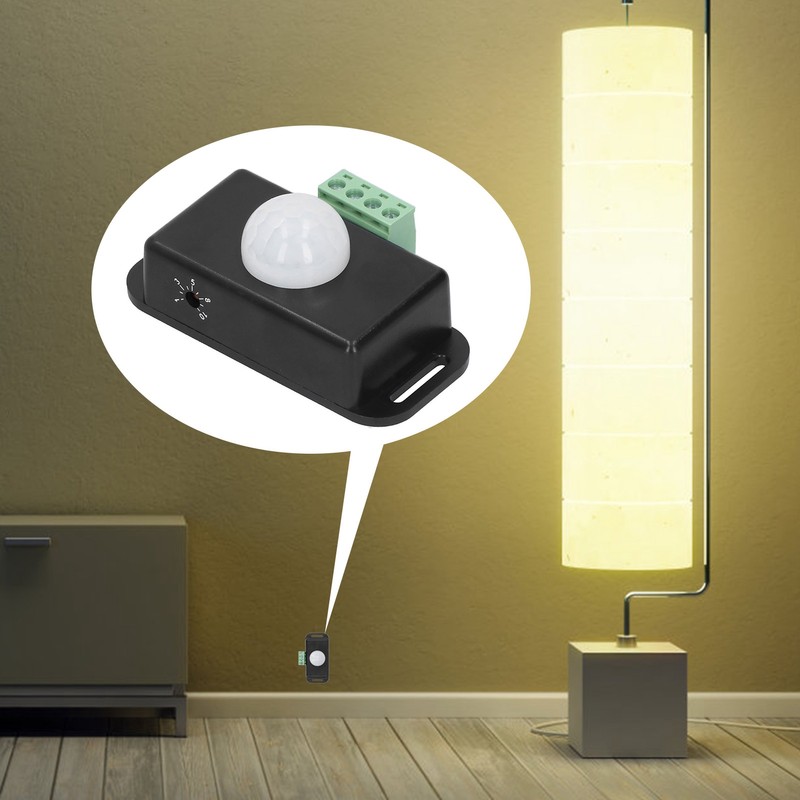 2Pcs Infrared Sensor Human Body Motion Detect Wardrobe LED Light