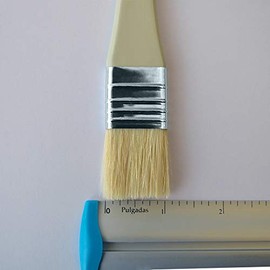 BARRILITO Pincel Ancho, Cerdas de Pelo de Cerdo, 1". BR1