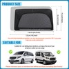 ZATOOTO Car Window Screen Breathable Mesh Car Window Shades 90%