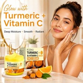Turmeric VC Face Cream for Daily Moisturizing – Lightweight Brightening Care for Smooth-Looking Skin
