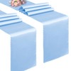 VACVELT 2 Pack Satin Table Runners - 12 x 108