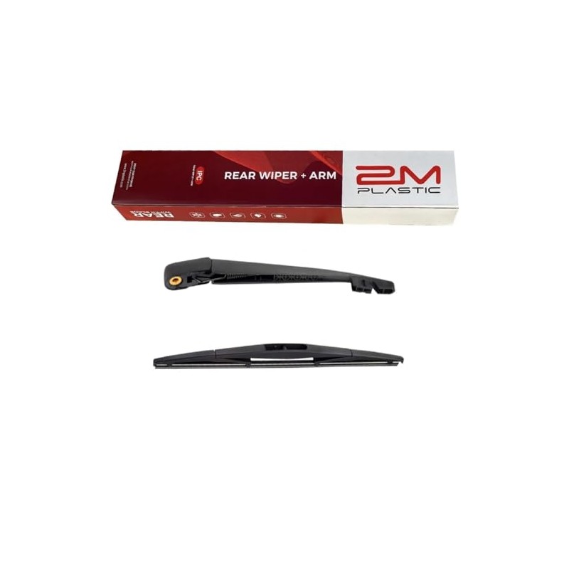 2M PLASTIC Rear Wiper Arm Blade Replacement for Ford Honda