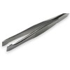 Slant Tip Tweezers Professional Stainless Steel Silver Slanted Tweezer Best