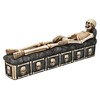 Skeleton Crypt Incense Holder, 26.5 cm - Coffin to Open,