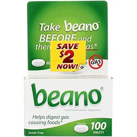 Beano Gas Prevention Tablets, 100 ct