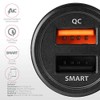 AXAGON PWC-QC5 Dual Car Charger 12-24V / 2X Port QC3.0/FCP