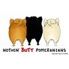 CafePress Nothing Butt Pomeranians Rectangle Magnet, 3"x2" Refrigerator Magnet
