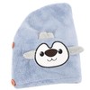 WOONEKY Hooded Hair Drying Towel Wrap Adult Microfibre Quick Dry