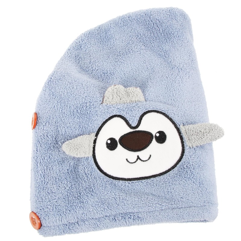 WOONEKY Hooded Hair Drying Towel Wrap Adult Microfibre Quick Dry