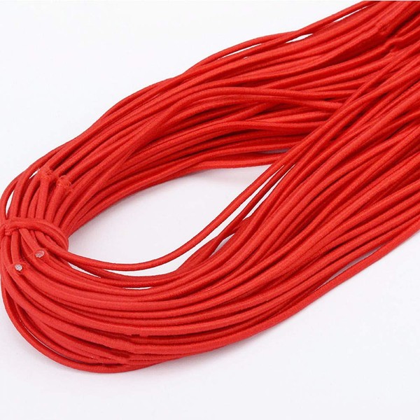 50 Yards 2mm High Elasticity Cord Round Beading Thread Strings