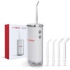 OSOJI F100 Irrigador Bucal Inalámbrico Presión Ajustable, 4 Boquillas IPX7