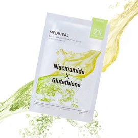 Mediheal Derma Synergy Wrapping Mask Freckle & Radiance (Niacinamide X Glutathione) 10 Sheets, 1 Pack