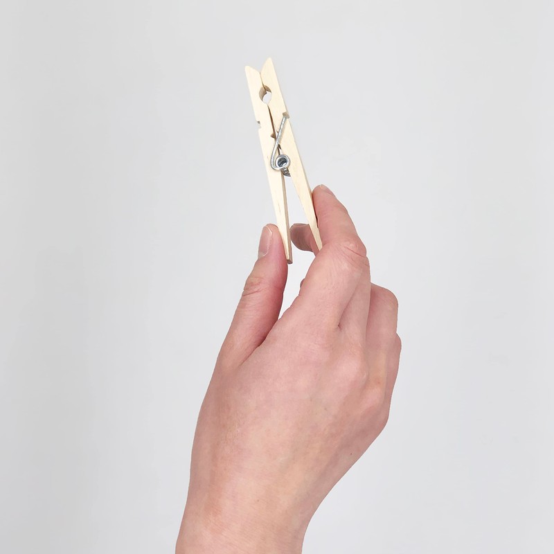 Clorox Wood Clothespins with Spring - Value Pack of 50