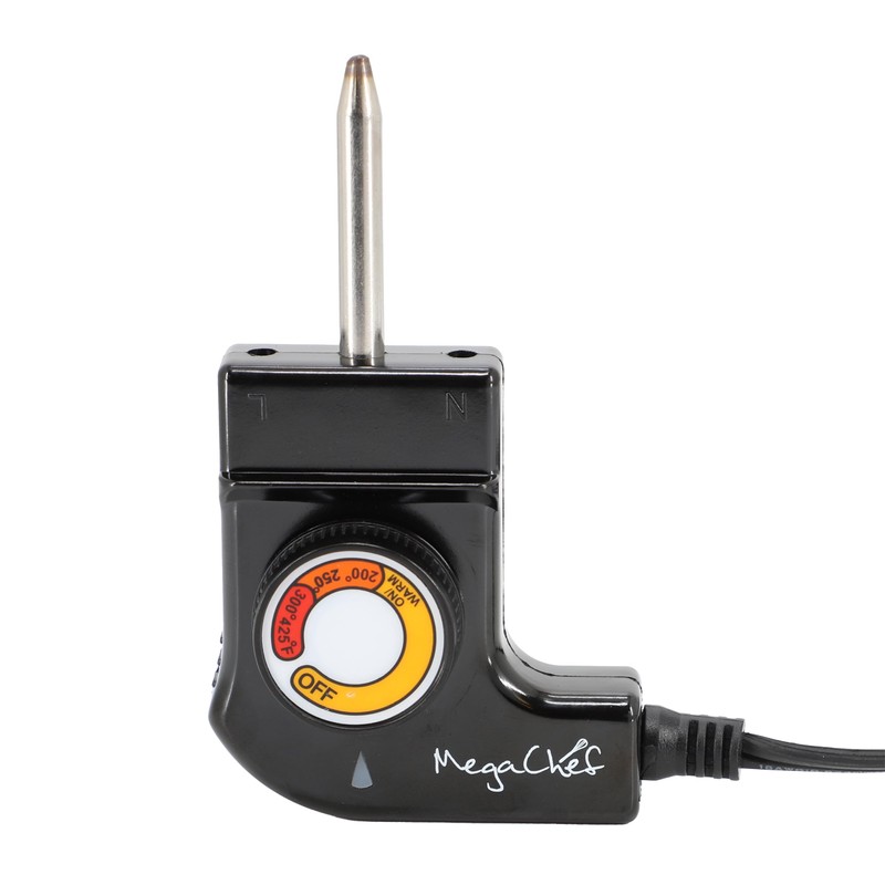 MegaChef Electric Grill with Copper Non-Stick Coating, Adjustable Temperature Control