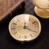 Hicarer 4.3 Inch/ 110 mm Quartz Clock Insert, Gold Trim,