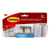 Command Medium Caddy, Clear, with 4 Clear Indoor Strips, Organize Damage-Free