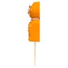 Kit-Cat Clock Lady - Festival Orange