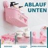TAILI Shower Shelf No Drilling Shower Shelf Suction Cup Shower