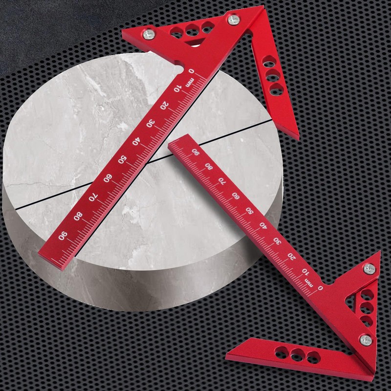 Center Finder, Center Gauge, 45° Scoya, Stop Ruler, Right Angle