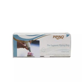 PipinQ 14" Comfort Clear Disposable Pastry Piping Bags (100 ct.)