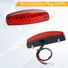QUASCO Universal 12V Tail Light ATV Taillight Brake Lights Compatible