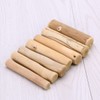 Sewroro Pack Wooden Ornaments Wooddowel Rods Rustic Wreath Ornament Crafts