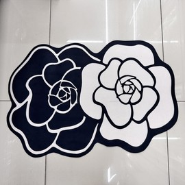 Camellia diatomaceous earth bath mat non-slip floor mat 80x50