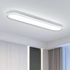 Naroume 37.4" Metal LED Ceiling Light,Slim, Edge Lit - 55W