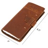 Tolredo Made in Canada Premium Hiking Journal Top-Grain Cowhide Leather