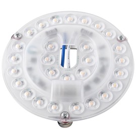 HAOLEDI 3.94'' 18W LED Ceiling Fan Light Retrofit Kit, Ceiling Flush Light, Ceiling Light Replacement Panel PCB 3000K 2200LM 120V CRI90 (1-Pack Warm White 3000K)