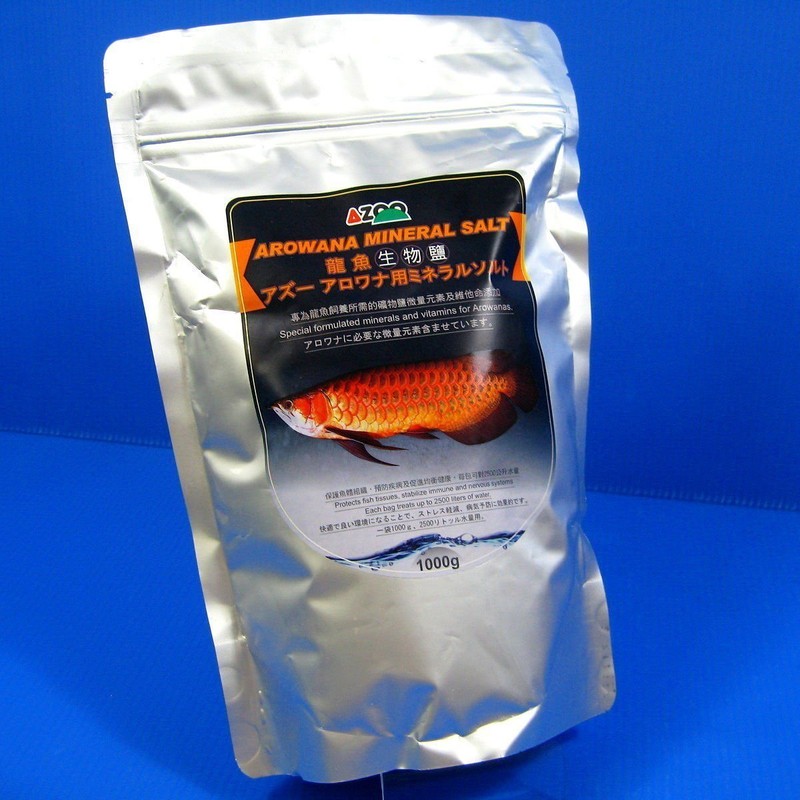 Aquarium Equip AZOO AROWANA Mineral Salt 1000g Health - ph