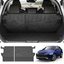 Utiiy Seat Back Protector Fit for 2021-2025 Toyota Venza Cargo Mat Backrest Mat Cargo Liners for 2021 2022 2023 2024 2025 Toyota Venza Accessories(Seat Back Cover)