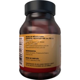 Essential Nutrition, Calcio Y Vitamina D-3 - 60 Cápsulas De 500 Mg