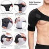 ipow Adjustable Unisex Shoulder Support Brace Strap Fits Left or
