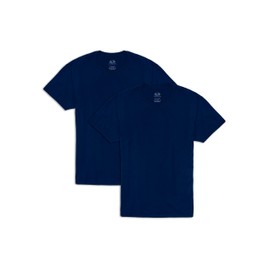 Fruit of the Loom Men's Eversoft Cotton T-Shirts (S-4XL), Crew-2 Pack-Navy, Large