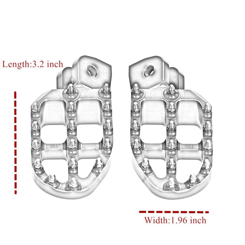 Monkey125 CNC Spiked Front Foot Pegs Compatible with Grom/MSX 125