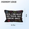 Sisadodo DND Dice Bag for Men Women Yes I Really
