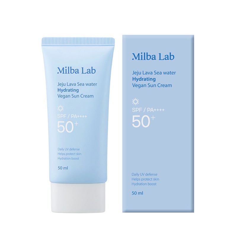 밀바랩 제주 용암해수 보습 선크림 SPF50+ PA++++ Millbar Lab Jeju