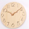 Wall Clock, Radio Clock, Diameter 11.8 inches (30 cm), Quiet